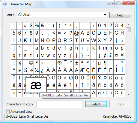 Character_Map